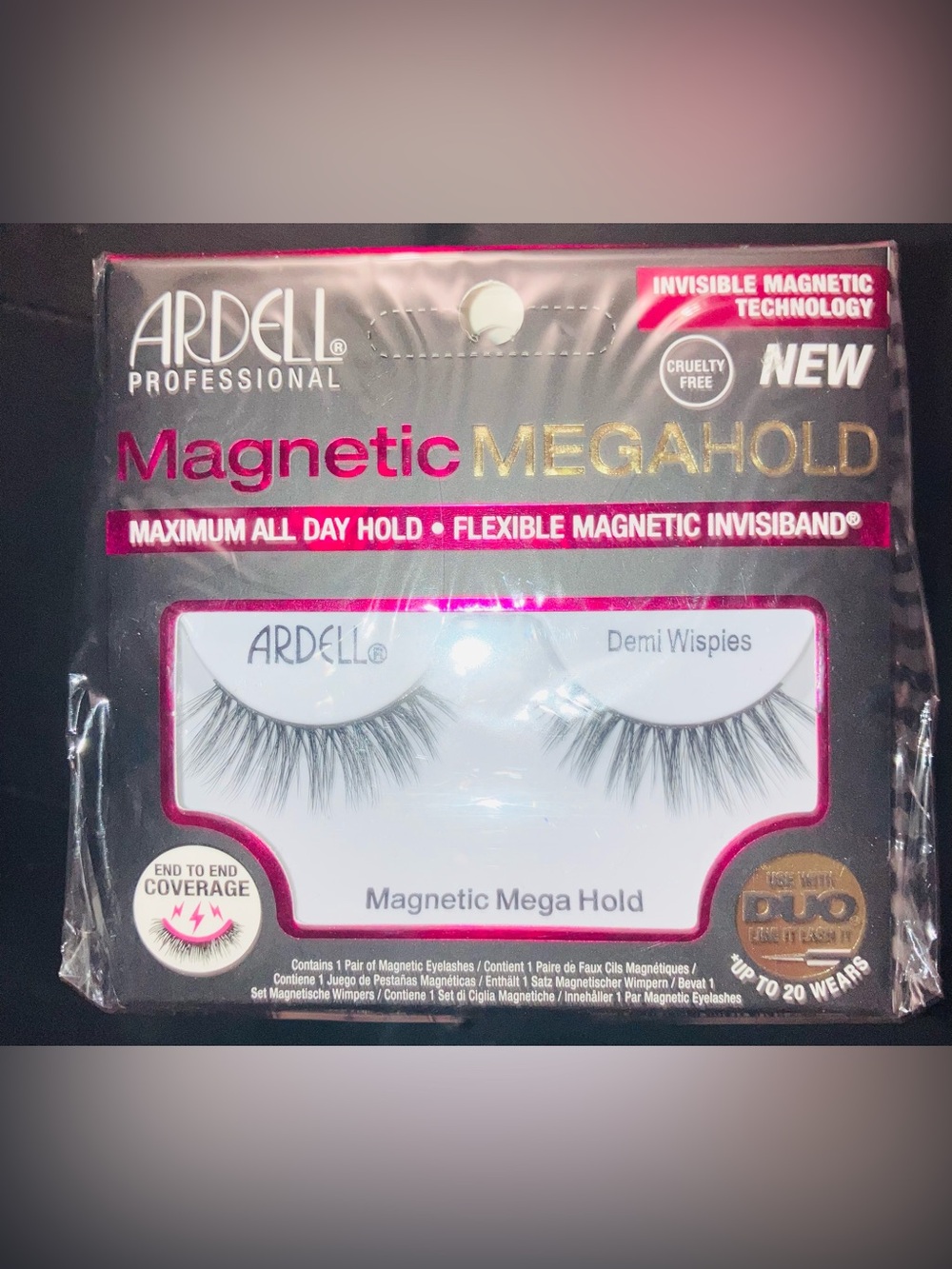 Ardell Magnetic mega-hold eyelash extensions lot of 2